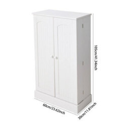 Tall Kitchen Storage Cabinet Pantry Larder Freestanding Cupboard Unit Furniture - thumbnail 2