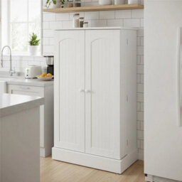 Tall Kitchen Storage Cabinet Pantry Larder Freestanding Cupboard Unit Furniture - thumbnail 3