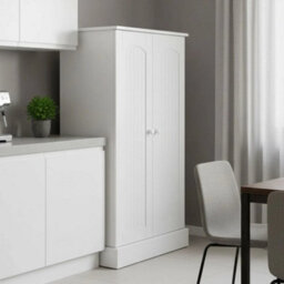 Tall Kitchen Storage Cabinet Pantry Larder Freestanding Cupboard Unit Furniture - thumbnail 1