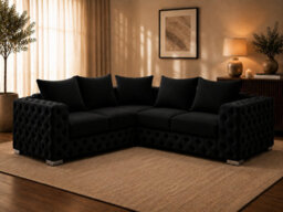 Ashton Chesterfield Sofa Black Corner Sofa