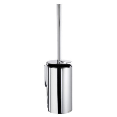 Smedbo Polished Chrome Wall Mounted Toilet Brush And Container - image 1