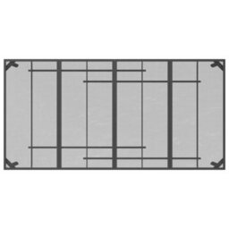 Walplus 9 Piece Garden Outdoor Dining Set Suitable For Backyard, Patio Anthracite Metal Mesh - thumbnail 7