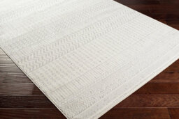 Livabliss Pisa-Geometric Grey Off-White Charcoal Living Dining Bedroom Rug 200 X 275 Cm Easy Care, Non Shedding - thumbnail 6