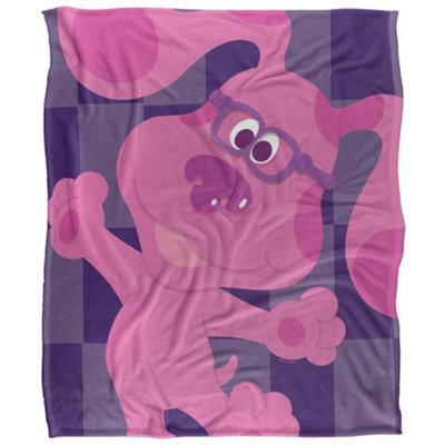 Blues Clues Silky Magenta Supersoft Blanket Multicoloured (One Size) - image 1