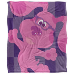 Blues Clues Silky Magenta Supersoft Blanket Multicoloured (One Size) - thumbnail 1