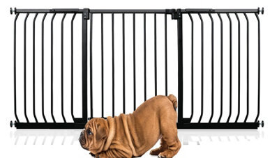 Bettacare Elite Pressure Dog Gate, 170Cm - 179Cm, Matt Black, Pressure Fit Pet Gate For Dog And Puppy - image 1
