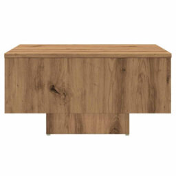 Berkfield Coffee Table Artisan Oak 60X60X31.5 Cm Engineered Wood - thumbnail 4