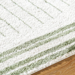 Livabliss Fossay Shaggy-Washable Beige Brown Green Grey Global High Pile Living Bedroom Rug 160 X 213 Cm Easy Care, Non Shedding - thumbnail 3
