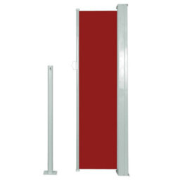 Walplus Retractable Side Awning Garden Sun Shade Canopy Gazebo For Back Door, Porch, Patio 120 X 300 Cm Red - thumbnail 4