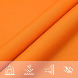 Berkfield Sun Shade Sail Orange 2X2X2 M 100% Polyester Oxford - thumbnail 7