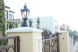 Stylish Outdoor Ip44 1 Bulb Led Pedestal Light In Old Bronze Finish - thumbnail 2