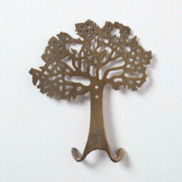Homescapes Gold Tree Of Life Wall Mounted Coat Hook - thumbnail 4