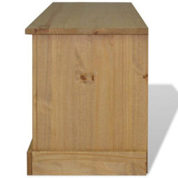 Berkfield Tv Cabinet Mexican Pine Corona Range 91X43X56 Cm - thumbnail 4