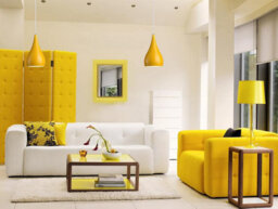 Ledsone Modern Teardrop Hanging Ceiling Light Red Pendant Lamp, Eyeball Design Modern Light Shades E27 Uk Lamp Fixture Yellow - thumbnail 5