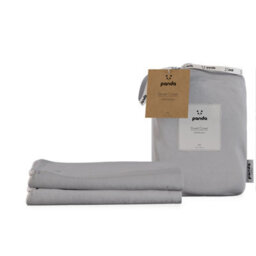 Panda London 100% Bamboo Bedding Duvet Cover Quiet Grey Kids