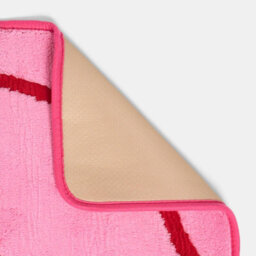 Ohs Tufted Contour Rug Soft Floor Carpet Non Slip Area Mat, Pink/red - 120 X 170Cm - thumbnail 5