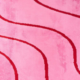 Ohs Tufted Contour Rug Soft Floor Carpet Non Slip Area Mat, Pink/red - 120 X 170Cm - thumbnail 6