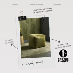 Kosi Atelier Kosiatelier Bean Bag Velvet Footstool Ottomona Cube Pouf Chair Pouffe, Polystyrene Beads Filled - Sage, 35Cm X 35Cm X 35Cm - thumbnail 7