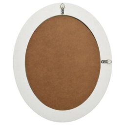 Berkfield Wall Mirror Baroque Style 50X60 Cm White - thumbnail 5