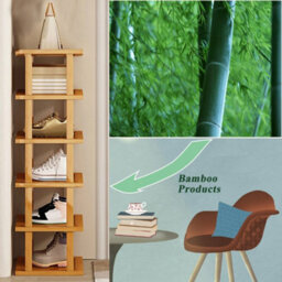 6 Tier Vertical Shoe Rack Tall Narrow Shelf Storage Organizer Slim Shoe Tower Uk - thumbnail 7