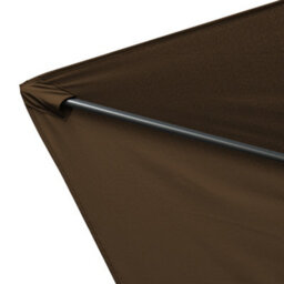 Rinse Bathrooms Outdoor Patio Garden Parasol 2.5M Sun Shade Umbrella Canopy W/crank Tilt Uv Protection Coffee - thumbnail 4
