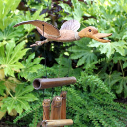 Handmade Coconut Duck Bamboo Wind Chimes