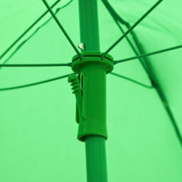 Outsunny Foldable Patio Kids Metal Picnic Table W/ Frog Umbrella Green 4-Piece - thumbnail 9
