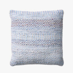 Pacific Lifestyle Indoor And Outdoor Aqua Blue And White Inca Pattern Scatter Cushion - thumbnail 2