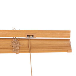 Oypla 100 X 150Cm Pvc Teak Wood Grain Effect Home Office Venetian Window Blinds With Fixings - thumbnail 5