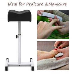 Costway Pedicure Manicure Footrest Adjustable Seat Height Nail Foot Stand W/ Soft Cushion - thumbnail 7
