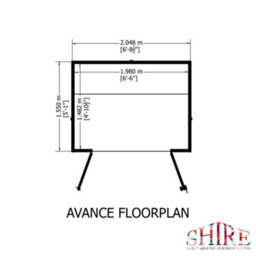 Shire 7X5 Avance Shiplap Summerhouse - thumbnail 4