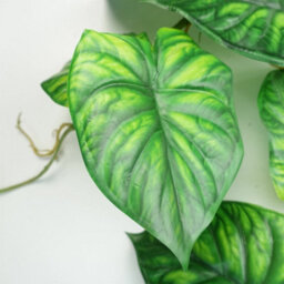 Leaf Artificial 120Cm Trailing Hanging Plant Realistic Alocasia Dragon Scale Natural Look - thumbnail 3