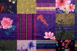 Fabric Patchwork 2 Seater Multicolour Sofa - thumbnail 7