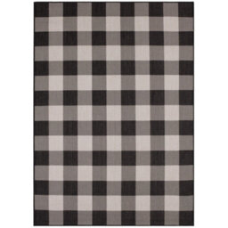 The Rugs Ecology Collection Outdoor Rugs In Black  700Bl - thumbnail 2