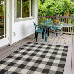 The Rugs Ecology Collection Outdoor Rugs In Black  700Bl - thumbnail 7
