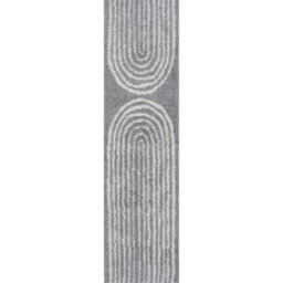 The Rugs Moodi Shaggy Grey Echo Rug Runner Scandinavian Thick High Pile For Living Rooms, Bedrooms, Hallways, Kitchens - thumbnail 9