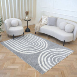 The Rugs Moodi Shaggy Grey Echo Rug Runner Scandinavian Thick High Pile For Living Rooms, Bedrooms, Hallways, Kitchens - thumbnail 8