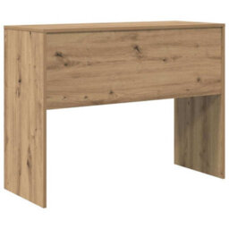 Berkfield Modern Writing Desk Artisan Oak Engineered Wood 100 X 40 X 76 Cm - thumbnail 7