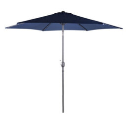 Alfresia Navy Blue 2.7 Metre Garden Parasol - thumbnail 1