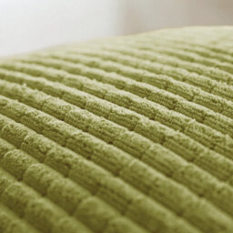 Deconovo Set Of 2 Corduroy Cushion Covers 55Cm X 55Cm, 22X22 Inches Grid Throw Pillowcases For Living Room(Citronelle, 2 Pieces) - thumbnail 4