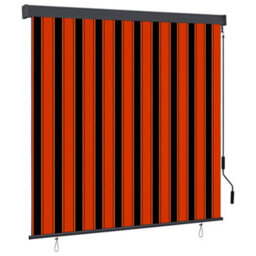 Berkfield Outdoor Roller Blind 160X250 Cm Orange And Brown