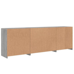 Berkfield Sideboard With Led Lights Grey Sonoma 202X37X67 Cm - thumbnail 9