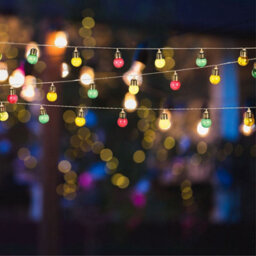 Urbn-Living Urbnliving 30 Pcs Multi Coloured Led Bulbs Christmas Party Lighting String Lights For Home Decoration - thumbnail 2