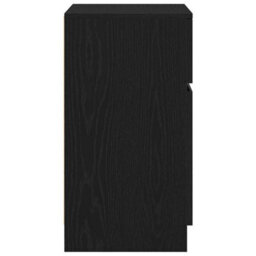 Berkfield Bedside Cabinets 2 Pcs Black 39X35X65 Cm Engineered Wood - thumbnail 8