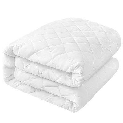 Lancashire Textiles Quilted Mattress Protector, 30Cm Deep Fit, Breathable & Hypoallergenic - image 1