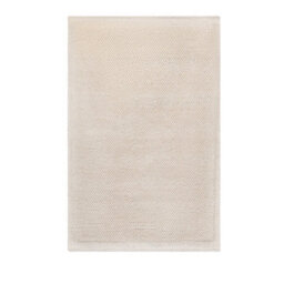 Milo Ivory Chunky Textured Pebble Weave Wool Border Rug 260X180Cm - thumbnail 8