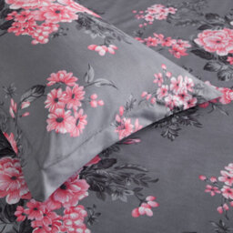Aspire Homeware Printed Microfiber Duvet Cover Set, Flowers Bouquet Reversible, King, (L)220Cm X (W)230Cm - thumbnail 4