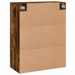 Berkfield Elegant Wall Mounted Cabinet Smoked Oak 69.5X34X90 Cm Engineered Wood - thumbnail 9