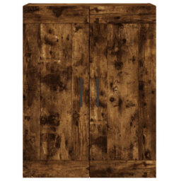 Berkfield Elegant Wall Mounted Cabinet Smoked Oak 69.5X34X90 Cm Engineered Wood - thumbnail 6