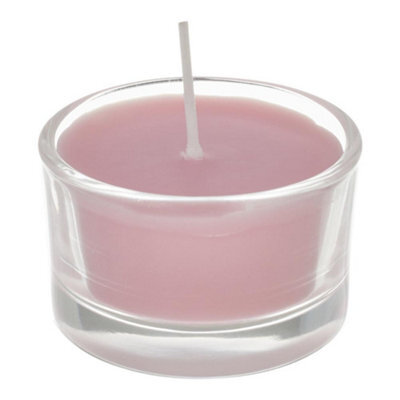 Living And Home 6 Pcs And Long-Lasting Fragrance Blossom Scented Natural Vegetable Wax Candles In Clear Glass Cups - image 1